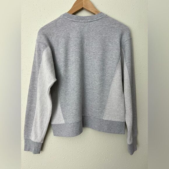 Rails Dani Reverse Terry Sweatshirt in Heather Gray Size S - Picture 3 of 10
